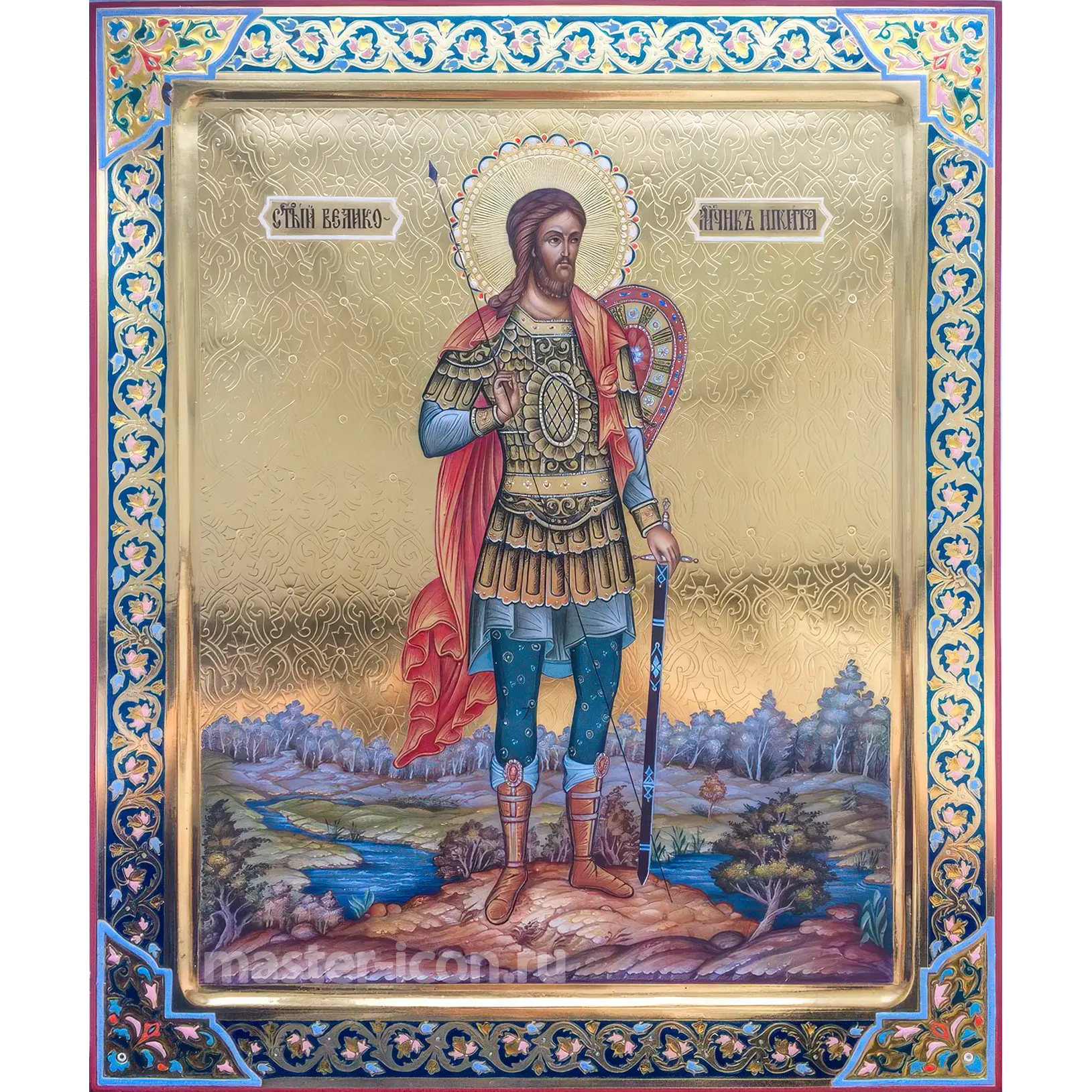 Икона Никита Святой Великомученик Икона Никита Святой Великомученик
