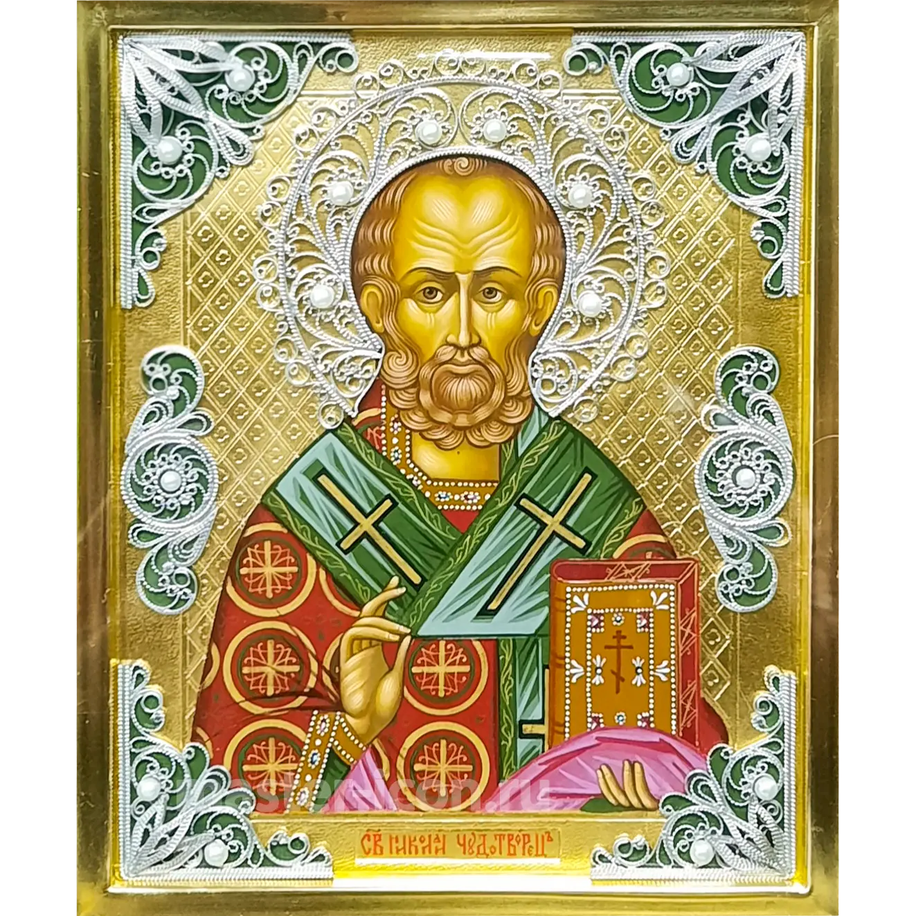 Икона скань Николай Угодник Икона скань Николай Угодник