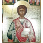 Житийная икона Целителя Пантелеймона