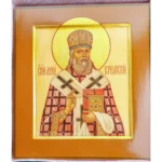 Рукописная икона святителя Луки Войно Ясенецкого